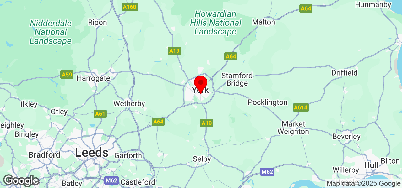 York Branch map
